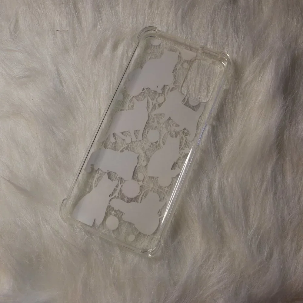 Moto G Stylus Phone Case with Astronaut Cats in Outer Space Design
